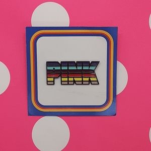 NWT Victoria’s Secret PINK “Good Vibes” enamel pin